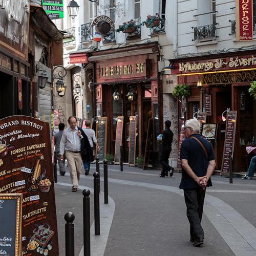 Quartier latin. Quartier intello de Paris.